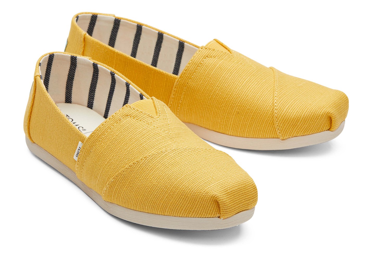 Toms Alpargata Heritage Canvas Espadrille Yellow - Womens - 26547-KEQC